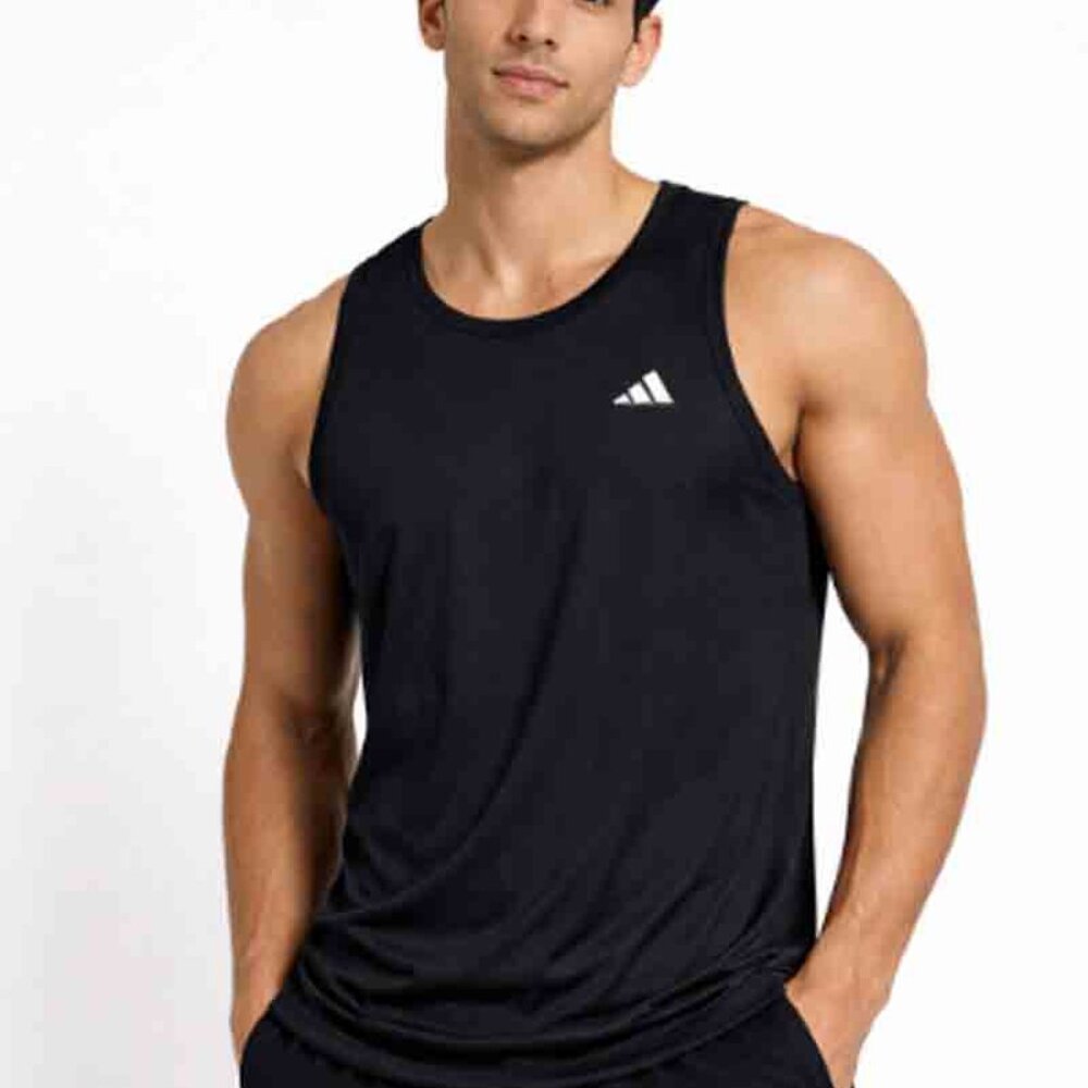 NWT Adidas Tank Top Black Aeroready Men's Size Small